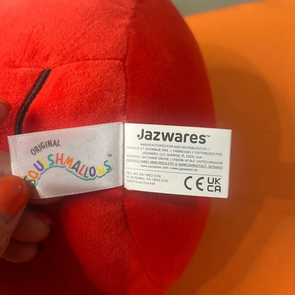 6/$25 Squishmallows Red and Black Stuffed Christmas  Mickey Mouse Plush